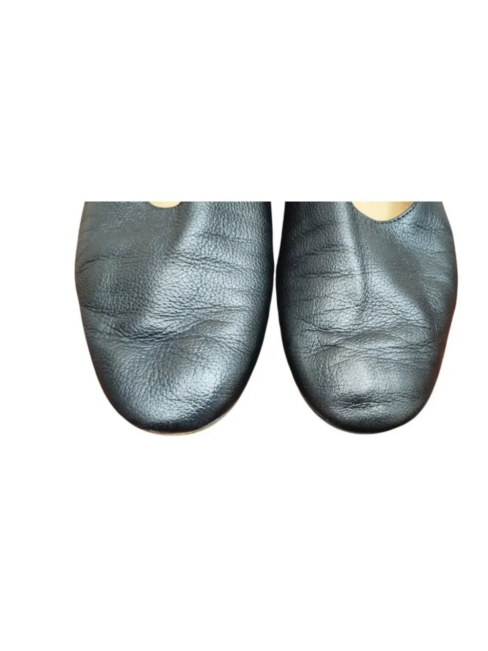 Everlane The Day Glove Ballet Flats Black Leather Slip On Shoes Women's US 7